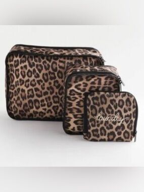 CHICO’s Leopard Print Packing Cubes Set